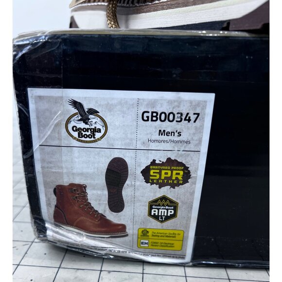 Georgia Wedge 6 Inch Electrical Soft Toe Work Boots Men’s Sz. 11 New - Picture 3 of 11